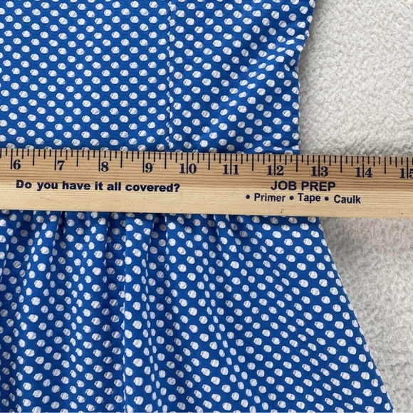 Maeve Anthropologie Caldera Sundress Blue White Fit Flare Sleeveless Women XS - Picture 7 of 12